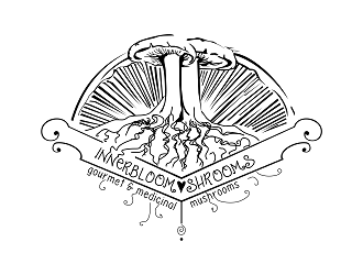 Innerbloom Shrooms/ gourmet & medicinal mushrooms  logo design by Republik