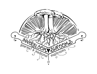 Innerbloom Shrooms/ gourmet & medicinal mushrooms  logo design by Republik
