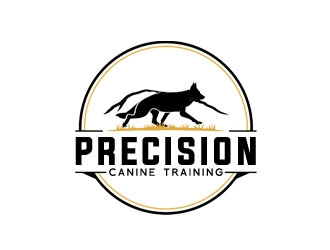Precision Canine Training logo design by nikkl