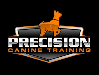 Precision Canine Training logo design by ElonStark