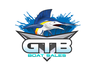 GTB Boat Sales logo design by reight
