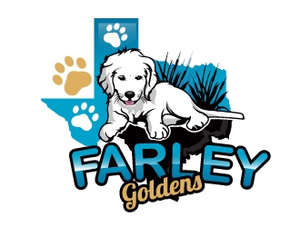 Farley Goldens logo design by Suvendu