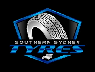 Southern sydney tyres  logo design by Aelius