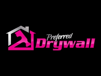 Preferred Drywall logo design by jaize
