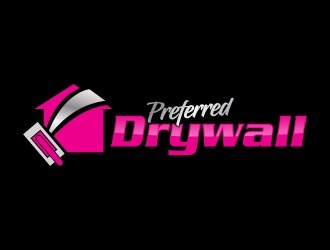 Preferred Drywall logo design by jaize
