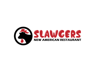 SLAWGERS New American Restaurant logo design by done
