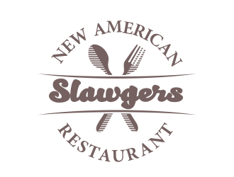 SLAWGERS New American Restaurant logo design by YONK