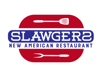 SLAWGERS New American Restaurant logo design by scriotx