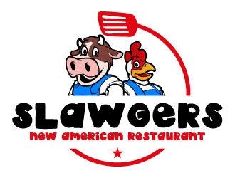 SLAWGERS New American Restaurant logo design by daywalker
