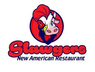 SLAWGERS New American Restaurant logo design by frontrunner