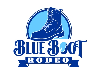 Blue Boot Rodeo logo design by ElonStark