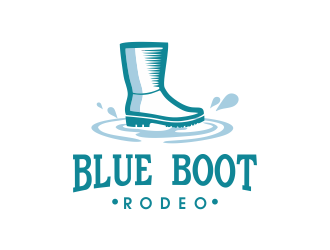Blue Boot Rodeo logo design by JessicaLopes