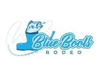 Blue Boot Rodeo logo design by d1ckhauz
