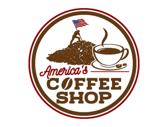 Americas Coffee Shop logo design by jaize