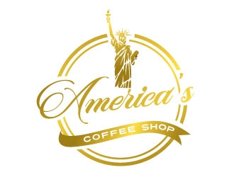 Americas Coffee Shop logo design by REDCROW
