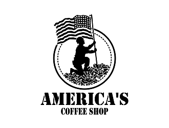 Americas Coffee Shop logo design by Republik