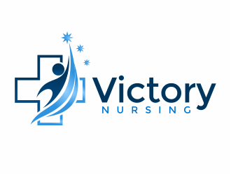 Victory Nursing logo design by mutafailan