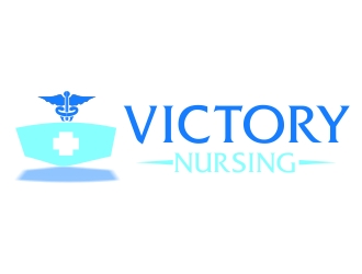 Victory Nursing logo design by ElonStark