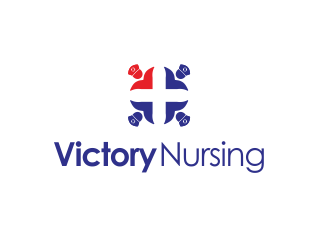 Victory Nursing logo design by YONK