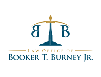 Law Offices of Booker T. Burney Jr.  logo design by Lavina