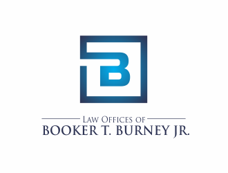 Law Offices of Booker T. Burney Jr.  logo design by up2date