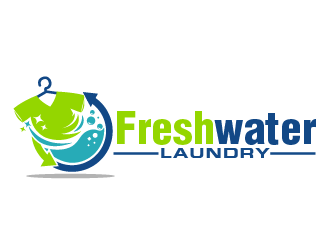 Freshwater Laundry logo design by THOR_
