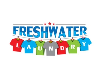 Freshwater Laundry logo design by shere