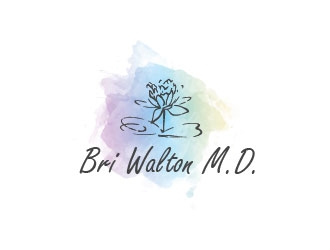 Bri Walton M.D. logo design by N1one