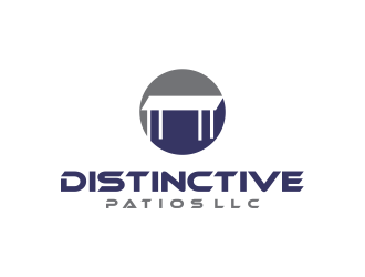 Distinctive Patios LLC logo design by oke2angconcept