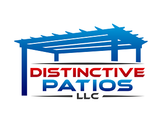 Distinctive Patios LLC logo design by haze