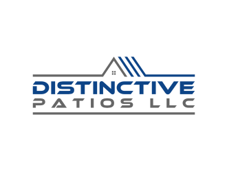 Distinctive Patios LLC logo design by bombers