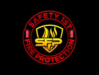 SAFETY 1ST FIRE PROTECTION logo design by beejo