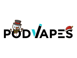 PodVapes logo design by uyoxsoul