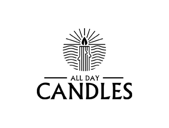 All Day Candles logo design by rahmatillah11