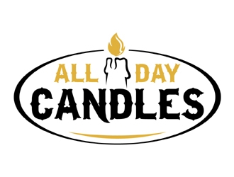 All Day Candles logo design by MAXR