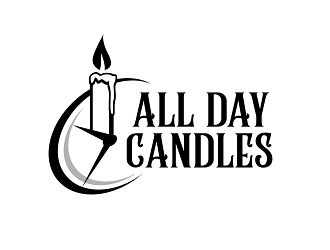 All Day Candles logo design by haze