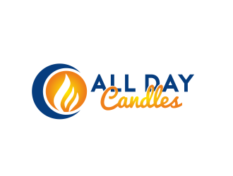 All Day Candles logo design by serprimero