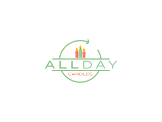 All Day Candles logo design by senandung