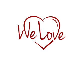 We Love logo design by hidro