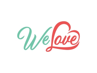 We Love logo design by rokenrol