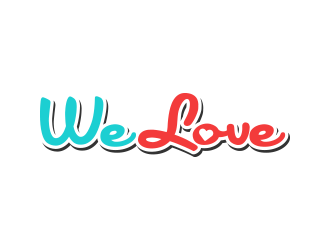 We Love logo design by lexipej