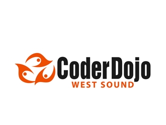 West Sound CoderDojo  logo design by DreamLogoDesign