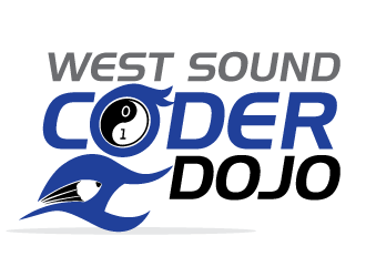West Sound CoderDojo  logo design by scriotx