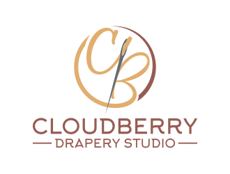 Cloudberry Drapery Studio logo design by ekitessar