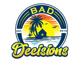 BAD Decisions logo design by shere