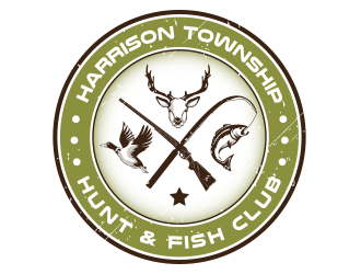 Harrison Township Hunt & Fish club logo design by schiena