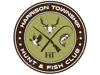 Harrison Township Hunt & Fish club logo design by schiena