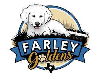 Farley Goldens logo design by MAXR