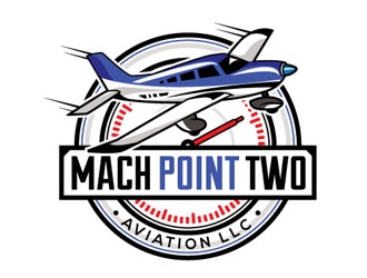 Mach Point Two Aviation LLC logo design by shere