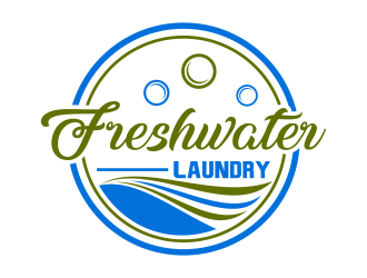 Freshwater Laundry logo design by IrvanB